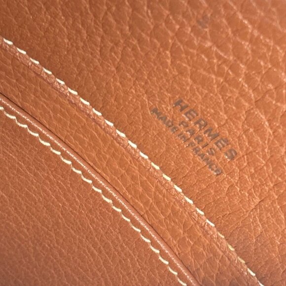 HERMES Brown Leather Backpack - Picture 14 of 15